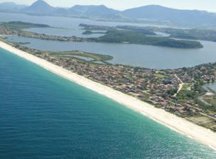 A lagoa de Guaratiba é um dos locais que podem receber o Centro de Treinamento de Remo / Foto:  Foto Paulo Polônio / Prefeitura de Maricá